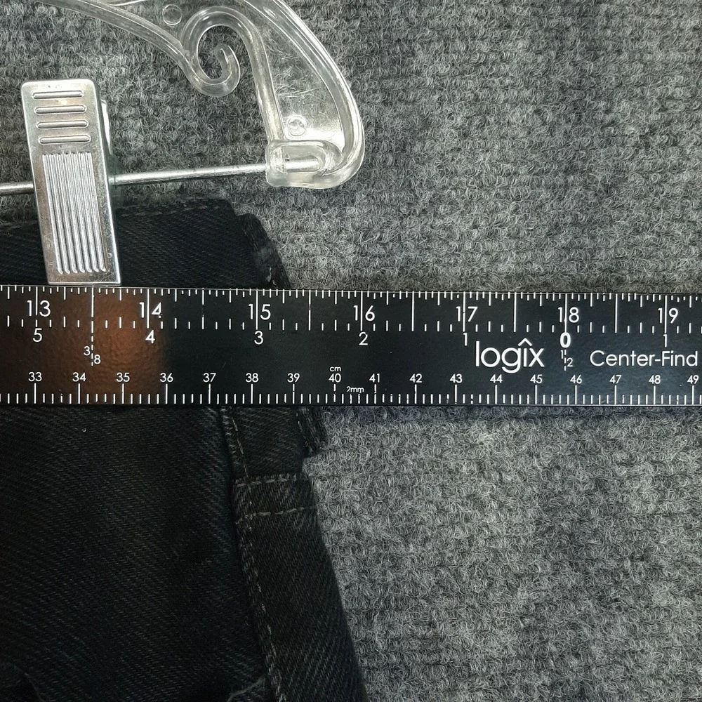 Levi's 550 Jeans Black Relaxed Fit Tapered Leg Size 32X34